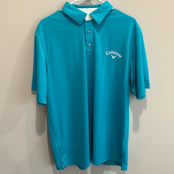 Callaway Short Sleeved Button Down Golf Shirt Men’s L - Picture 1 of 5